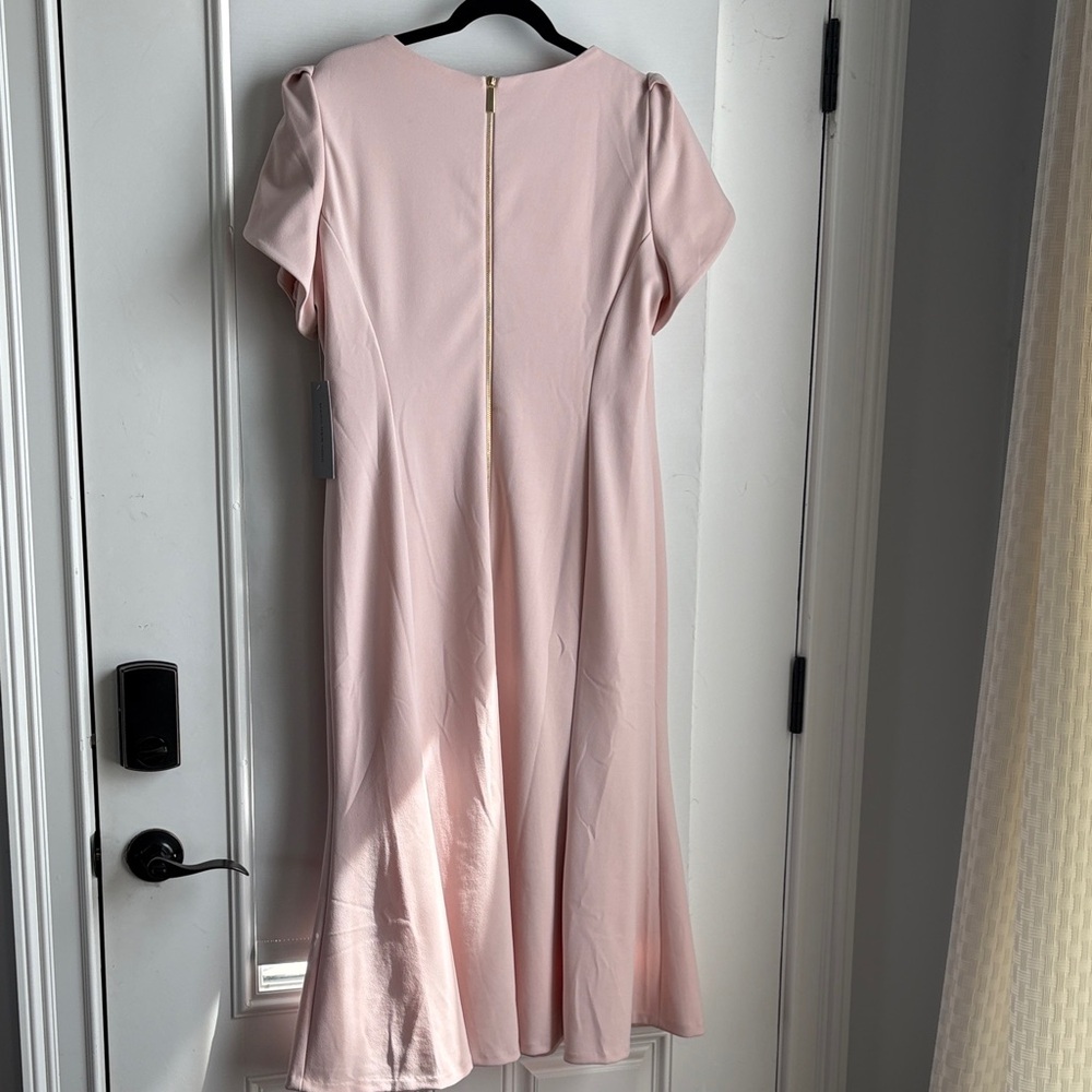 Marc New York Dusty Pink Puff-Sleeve Midi Dress - Picture 7 of 13